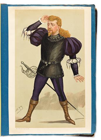 (CARICATURE). Vanity Fair. Approximately 230 chromolithographed caricature plates.